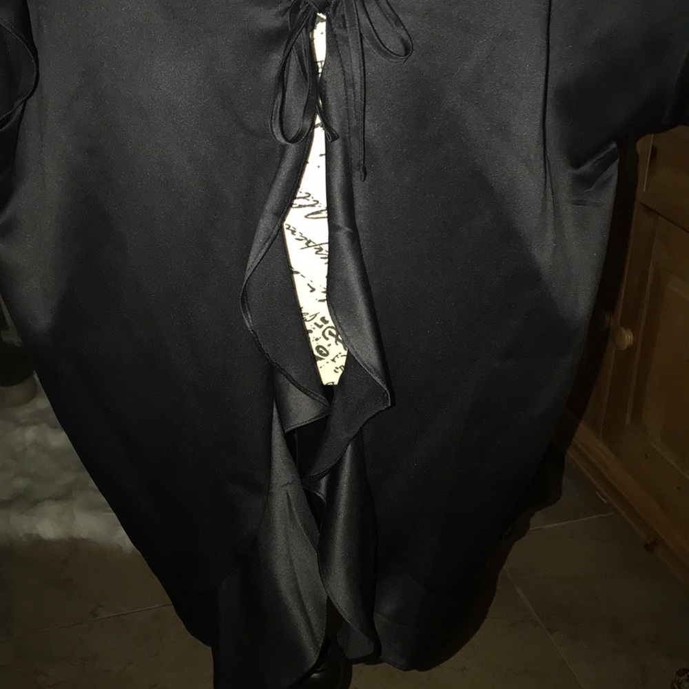 NWOT Victoria Secret Black Nighty Overthrow - Picture 4 of 5